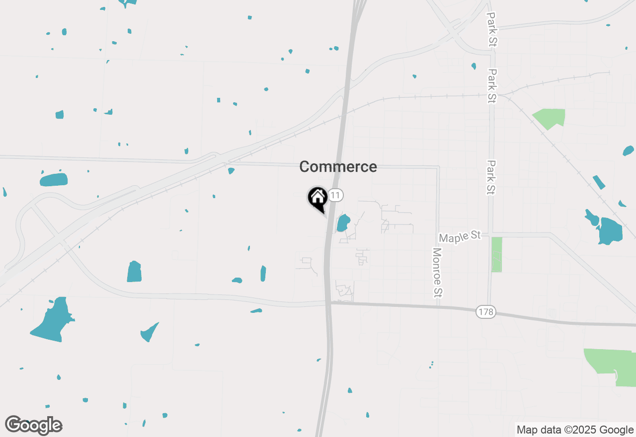 Map of 1629 State Highway 50 Highway, Commerce, TX 75428