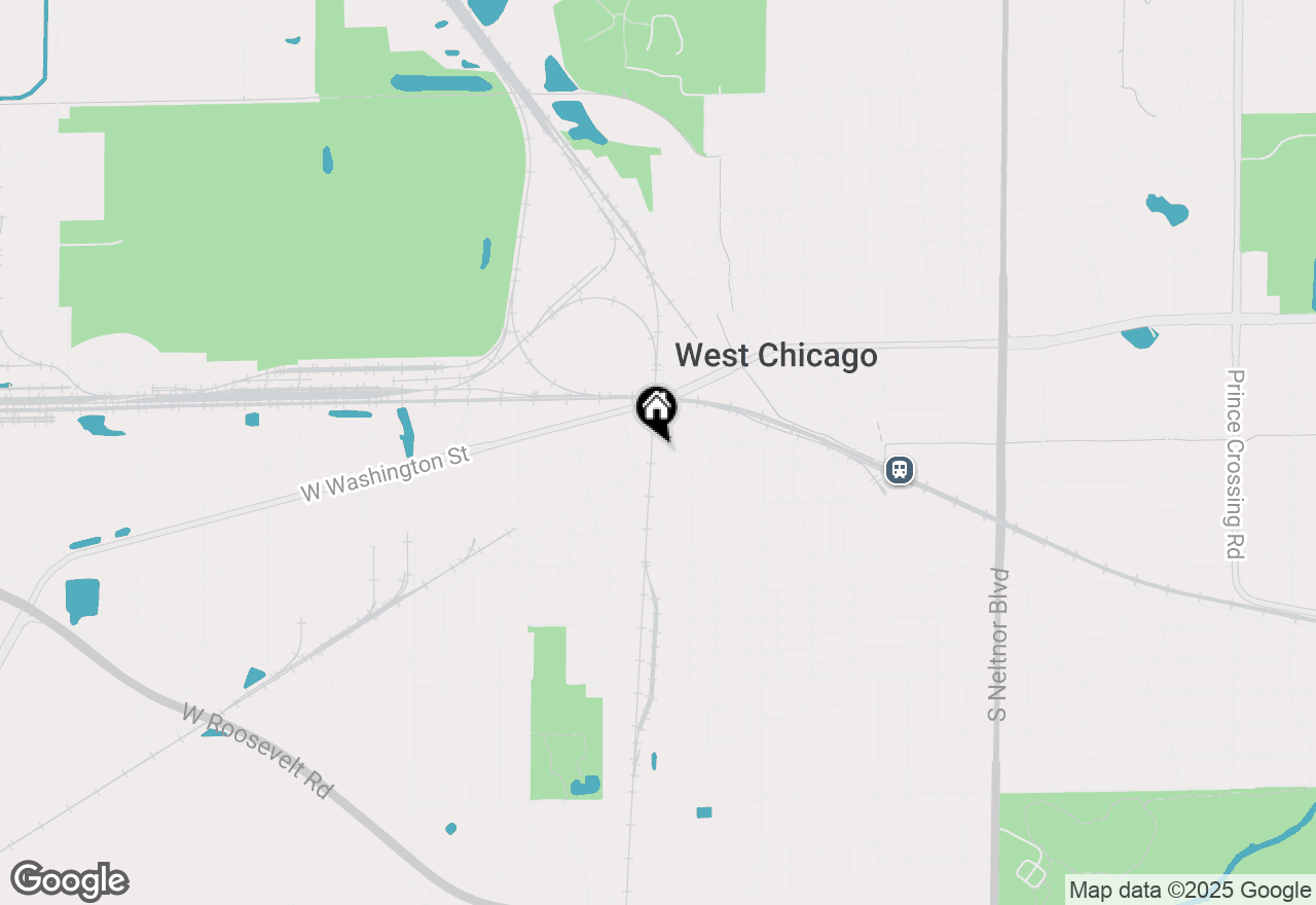 Map of 253 Church Street, West Chicago, IL 60185