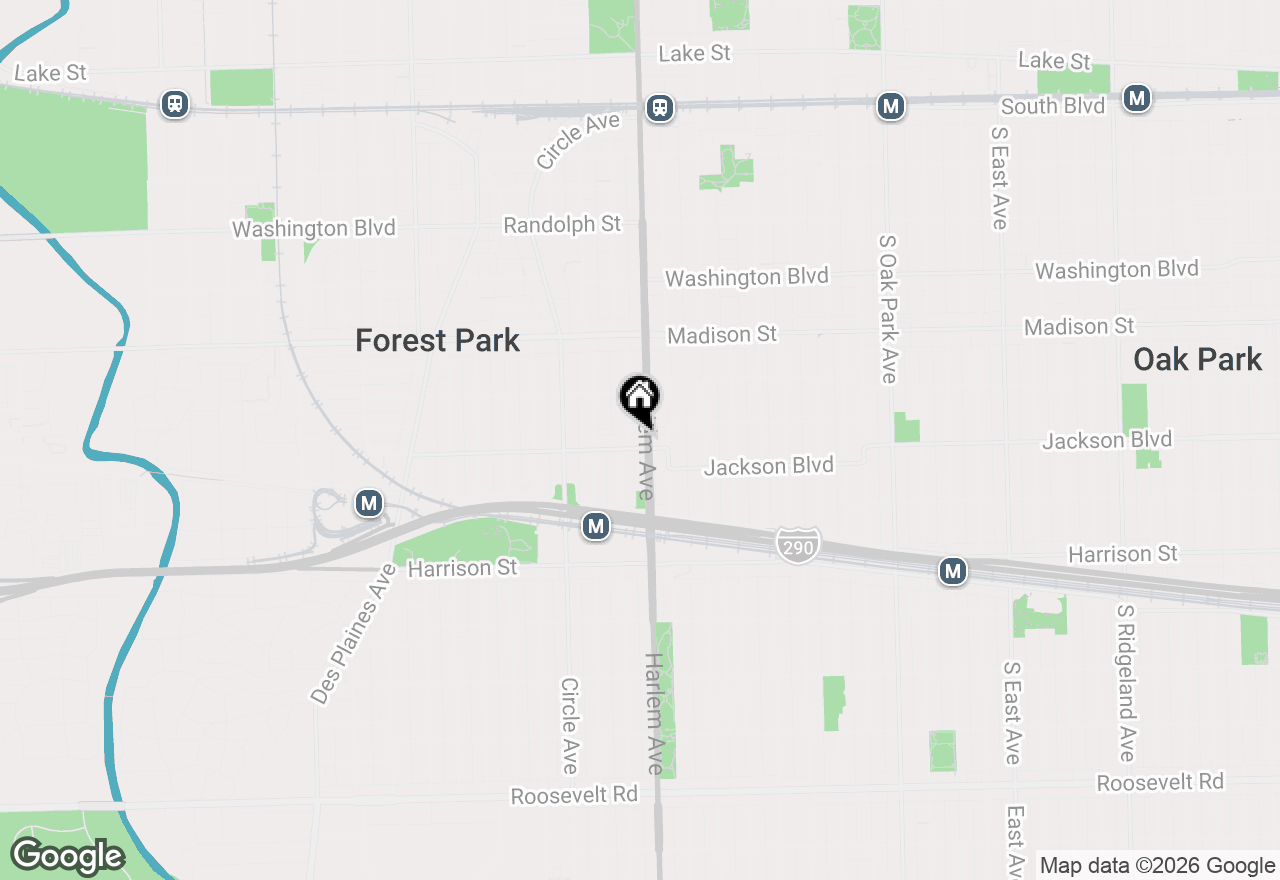 Map of 7205 Jackson Boulevard, Forest Park, IL 60130
