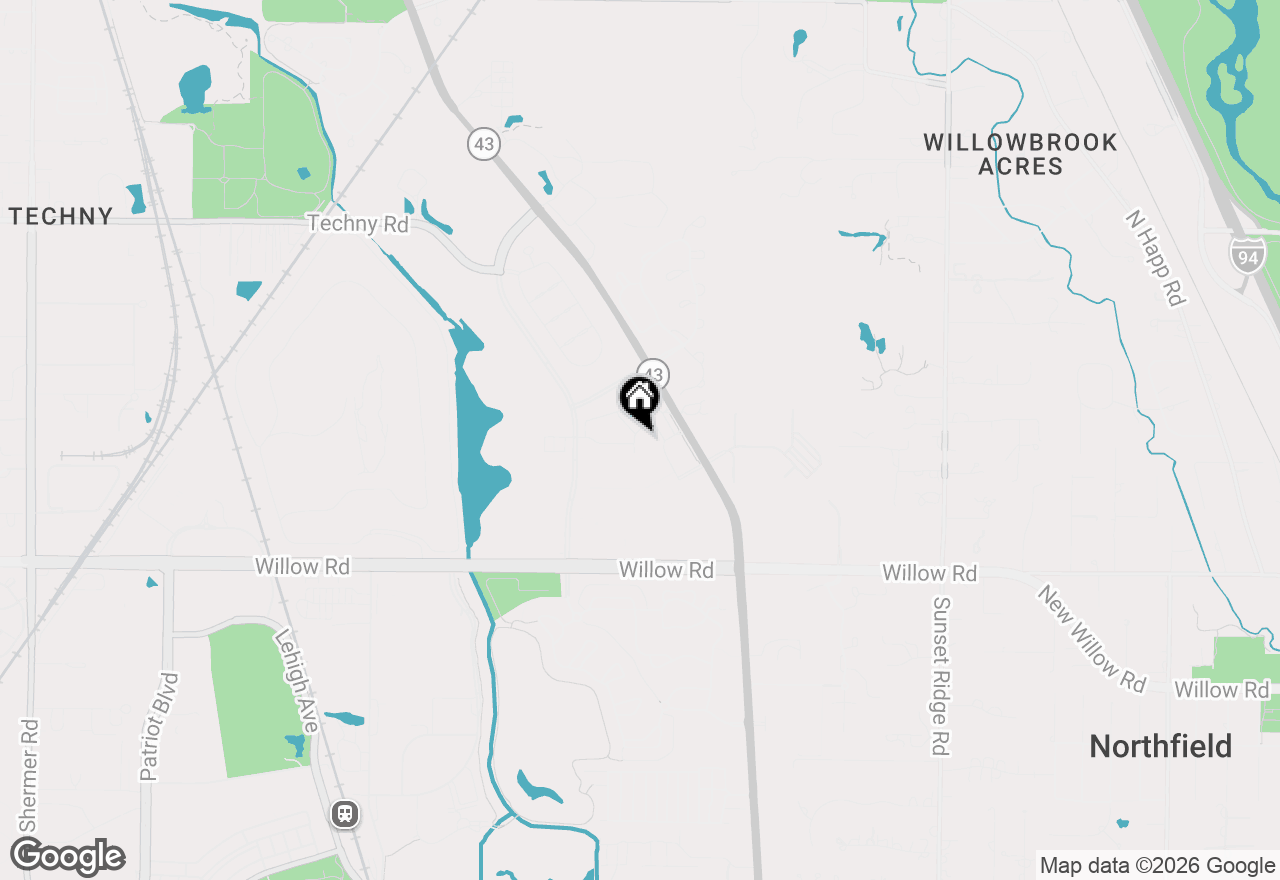 Map of 2359 Chelsea Road, Northbrook, IL 60062
