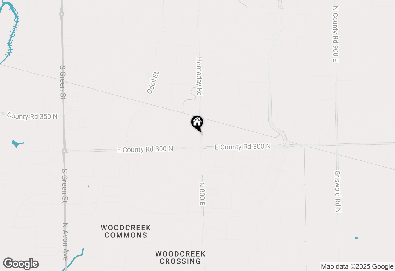Map of 3090 N County Road 800 Road E, Brownsburg, IN 46112