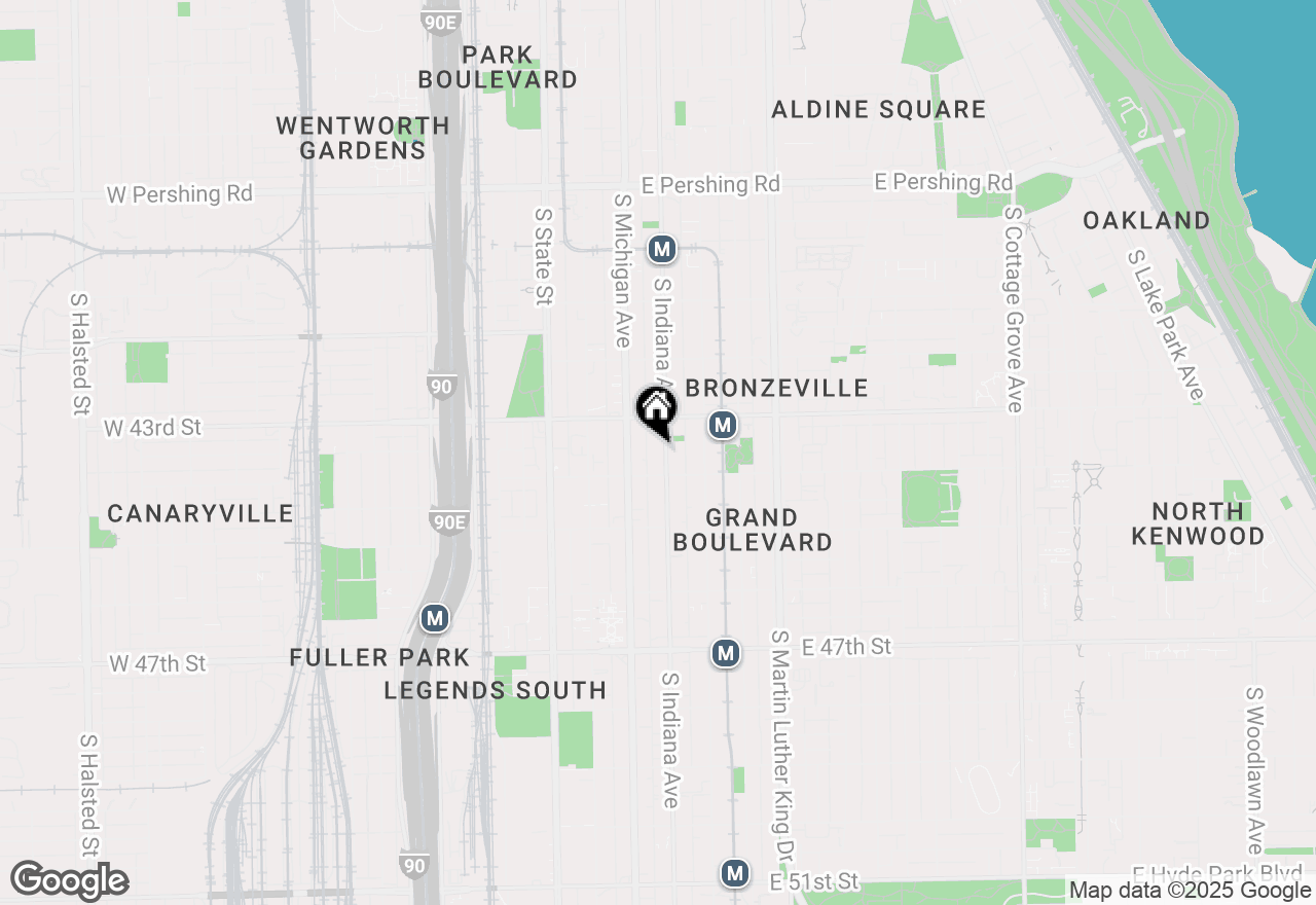 Map of 4336 S Indiana Avenue #1, Chicago, IL 60653