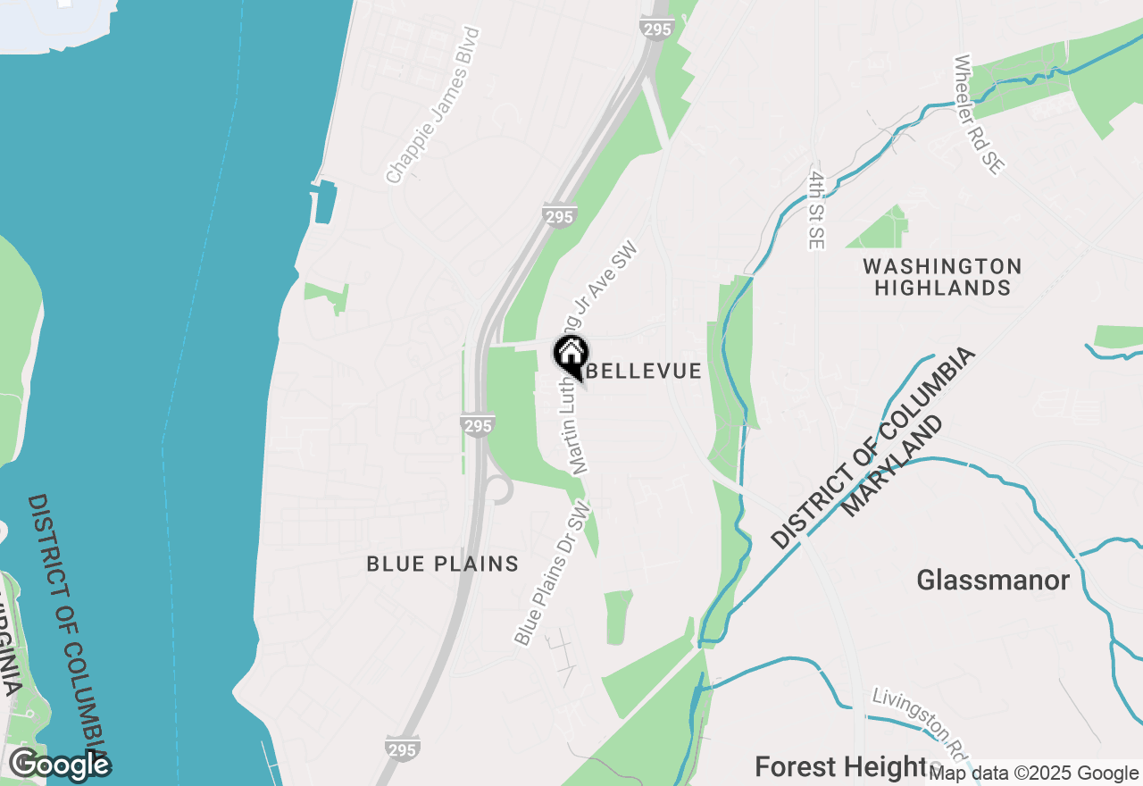 Map of 4334 Martin Luther King Jr Avenue Sw, Washington, DC 20032