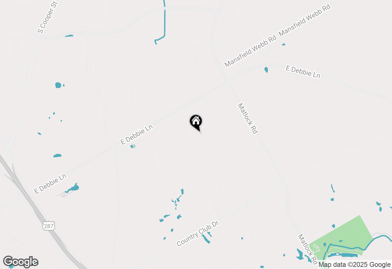 Map of 1609 Fairfax Drive, Mansfield, TX 76063