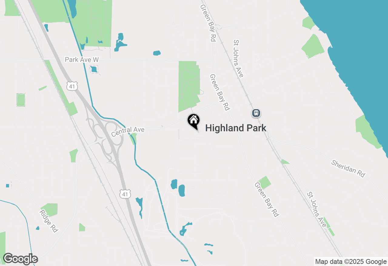 Map of 1572 Mcdaniels Avenue, Highland Park, IL 60035