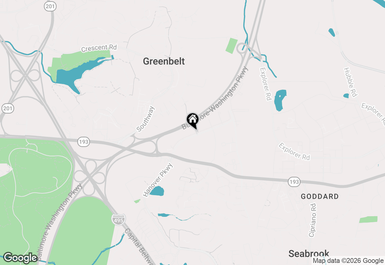 Map of 7714 Hanover Parkway #303, Greenbelt, MD 20770