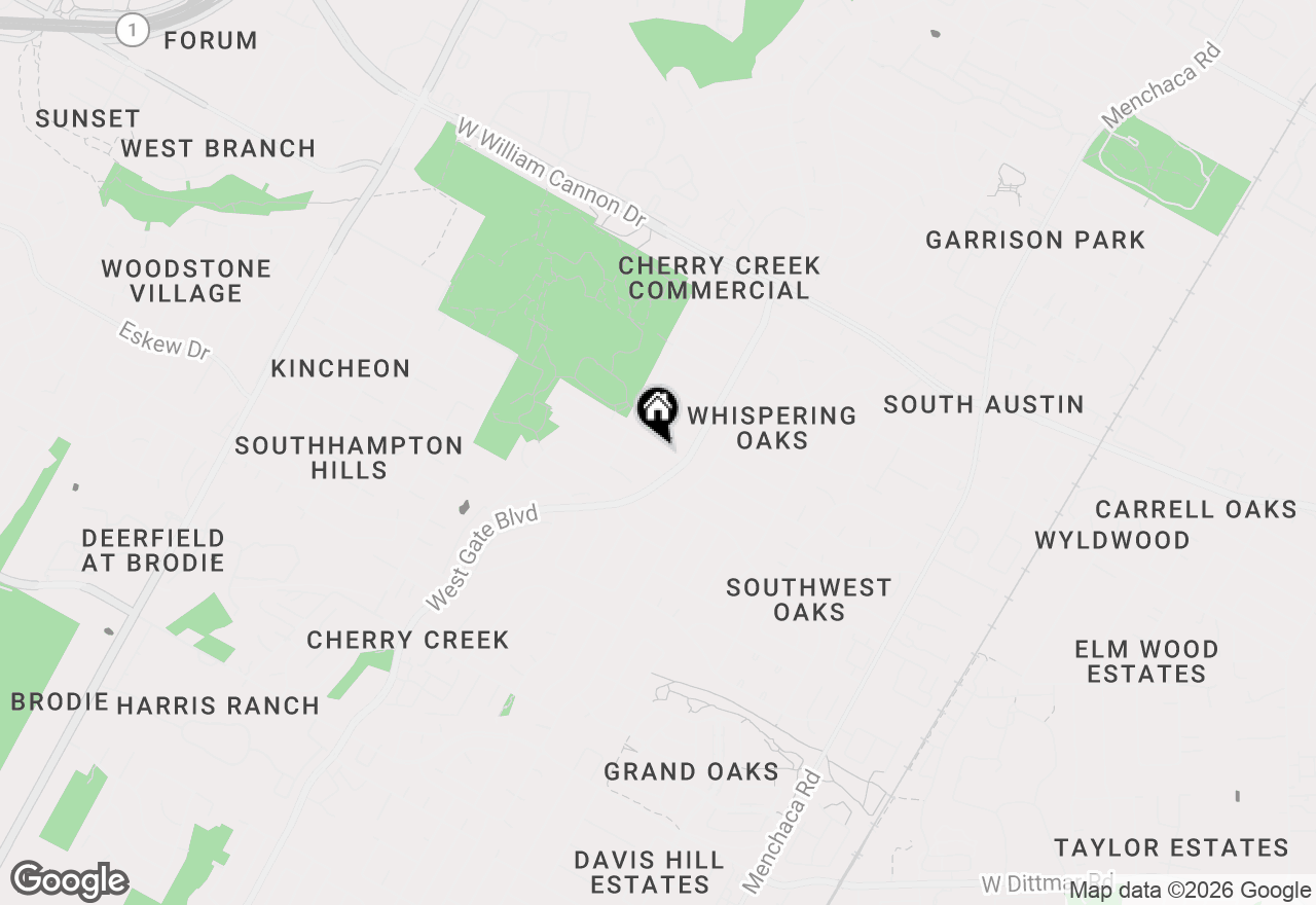 Map of 2703 Inridge Dr, Austin, TX 78745