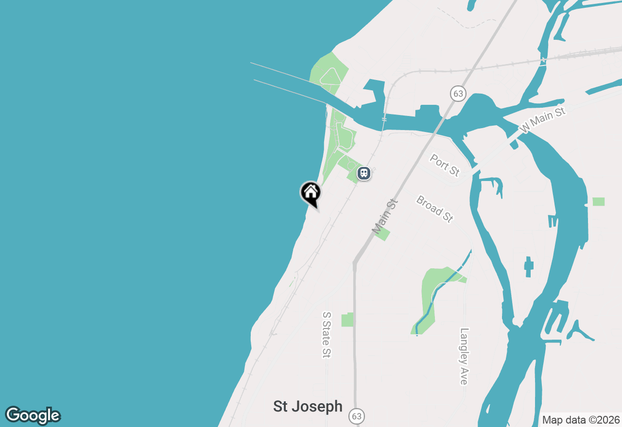 Map of 808 Lake Lane, St. Joseph, MI 49085