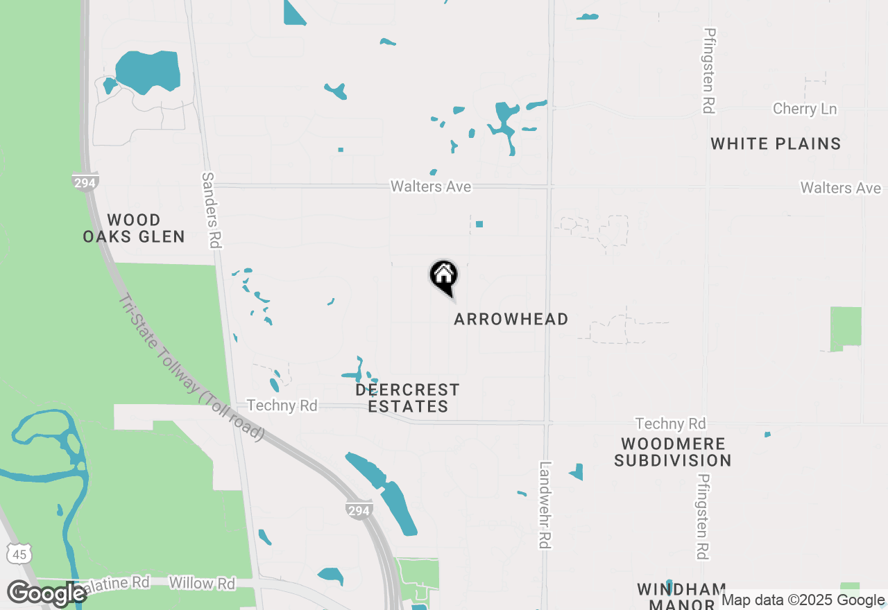 Map of 1696 Highland Avenue, Northbrook, IL 60062