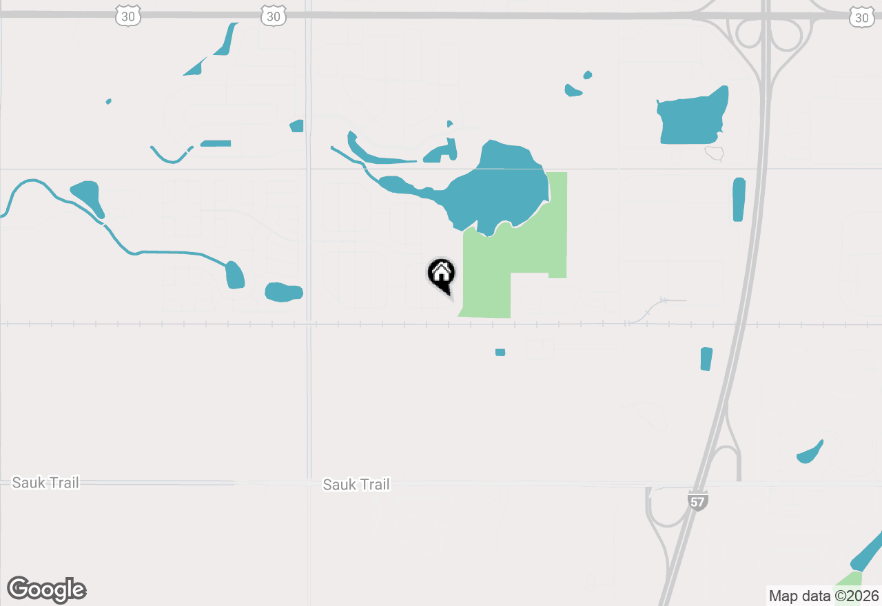 Map of 361 Daffodil Lane, Matteson, IL 60443