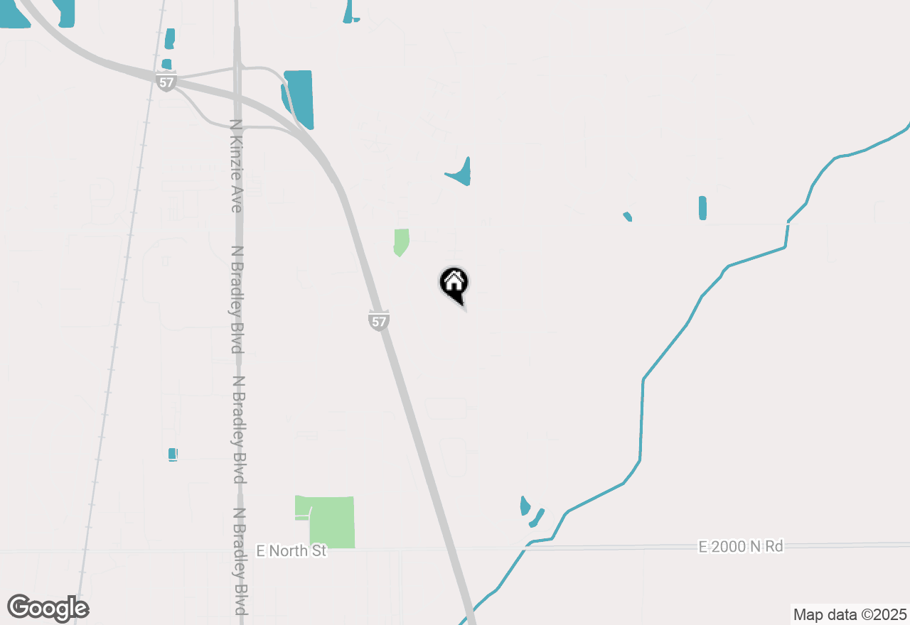 Map of 1069 Flamingo Lane, Bradley, IL 60915