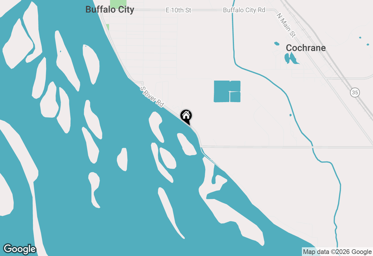 Map of 1149 S River Rd, Buffalo City, WI 54622