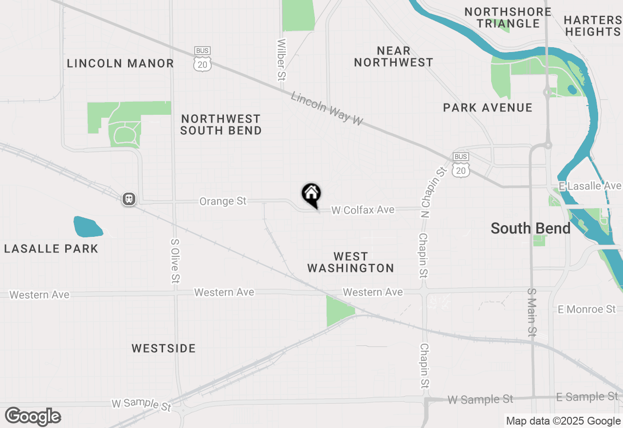 Map of 1319 Liston Street, South Bend, IN 46628