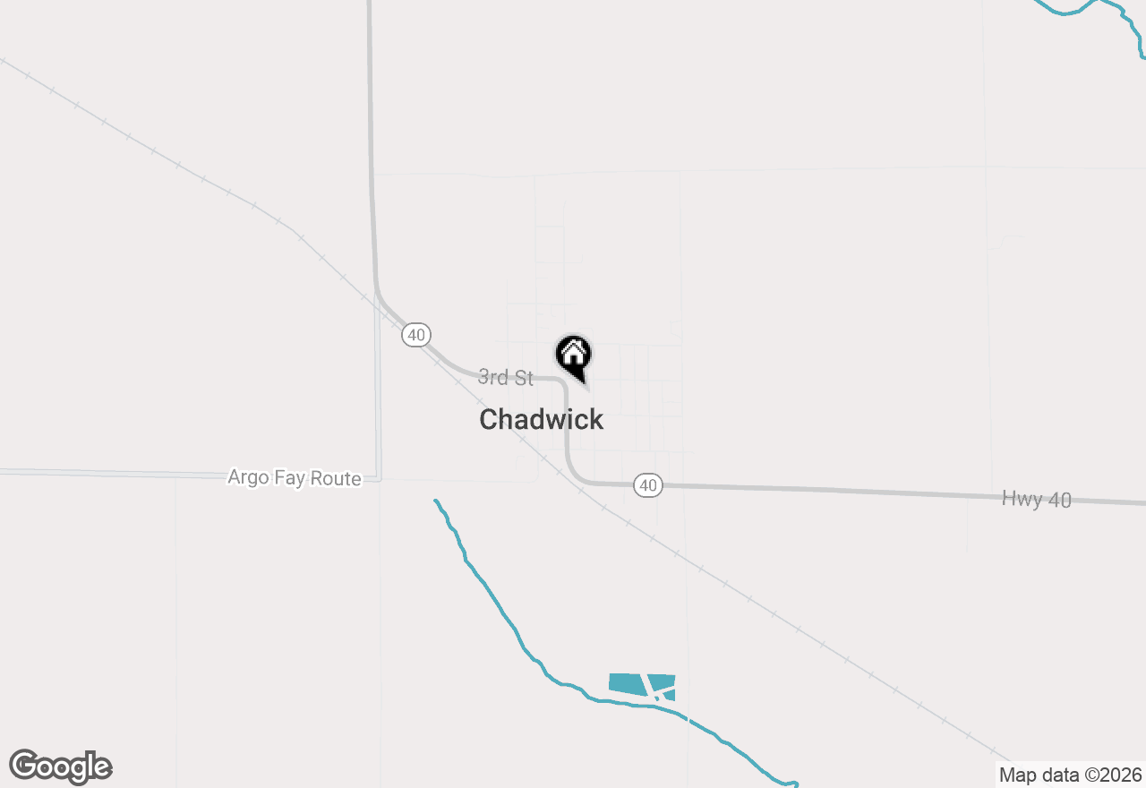 Map of 219 Calvert Avenue, Chadwick, IL 61014