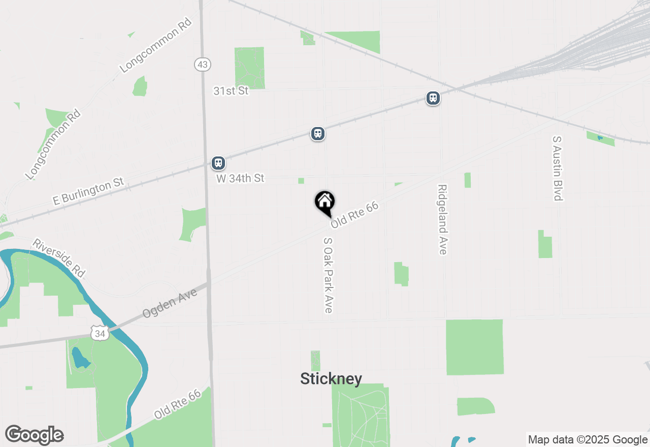 Map of 6801 Ogden Avenue, Berwyn, IL 60402