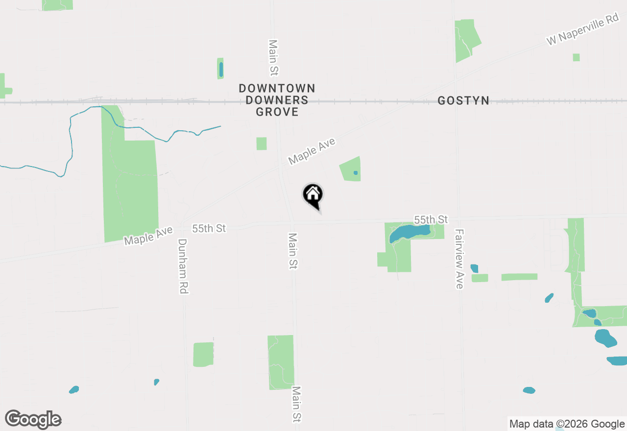 Map of 5425 Webster Street #2, Downers Grove, IL 60515