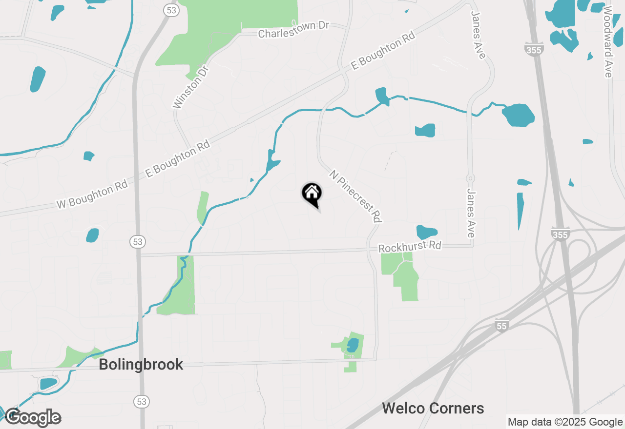 Map of 338 Stafford Way, Bolingbrook, IL 60440