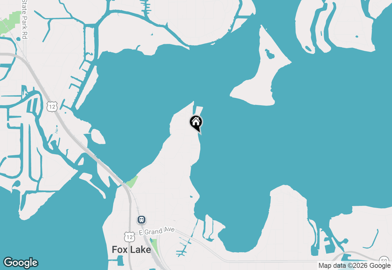 Map of 107 Hillside Court, Fox Lake, IL 60020