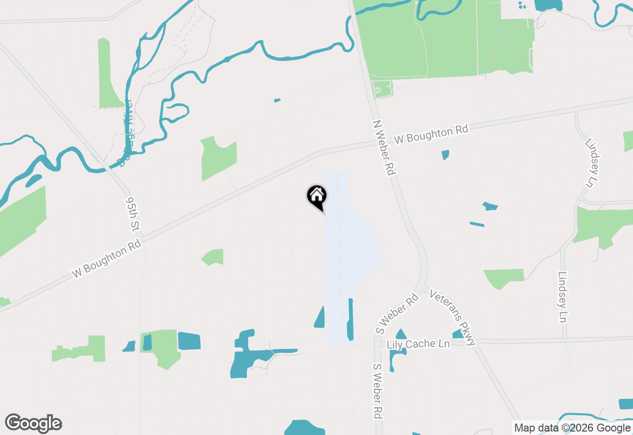 Map of 162 N Canyon Drive, Bolingbrook, IL 60490