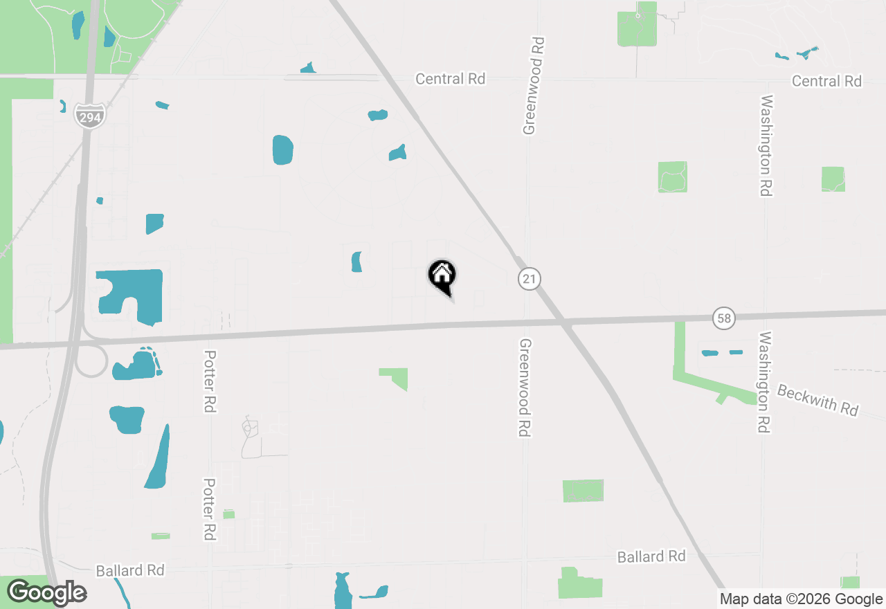 Map of 8816 N Western Avenue #2F, Des Plaines, IL 60016
