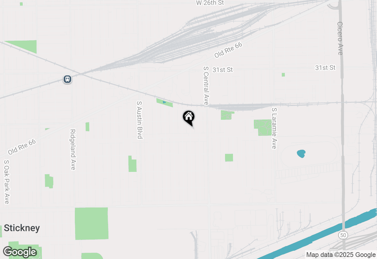 Map of 3424 S 57th Avenue, Cicero, IL 60804