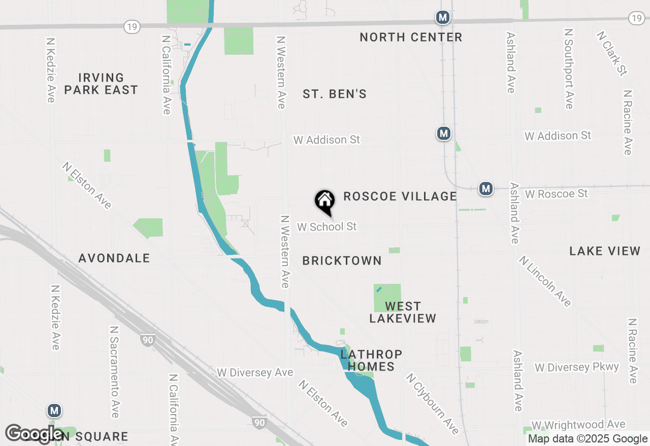 Map of 3306 N Bell Avenue, Chicago, IL 60618