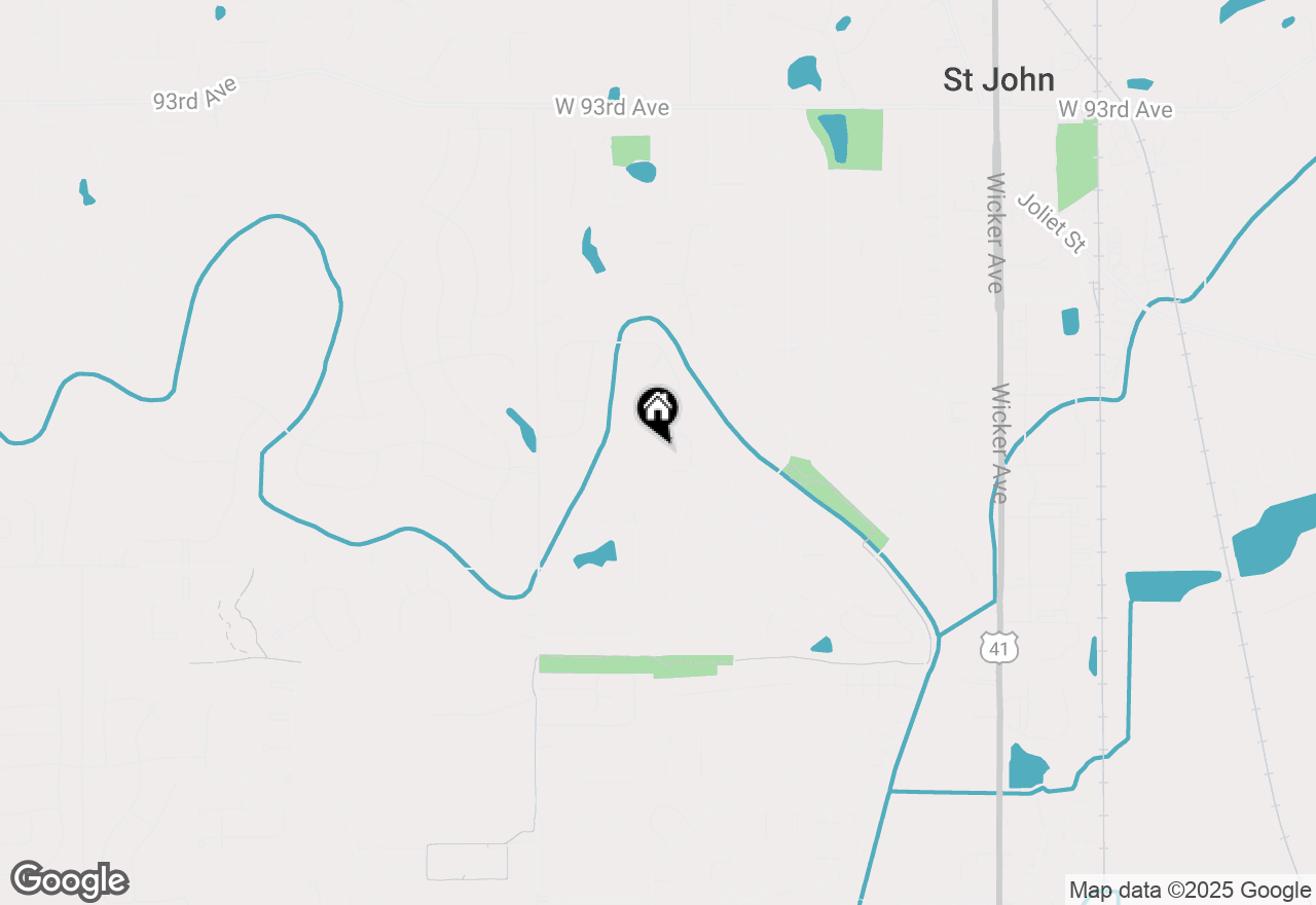 Map of 11725 Upper Peninsula Place, St. John, IN 46373