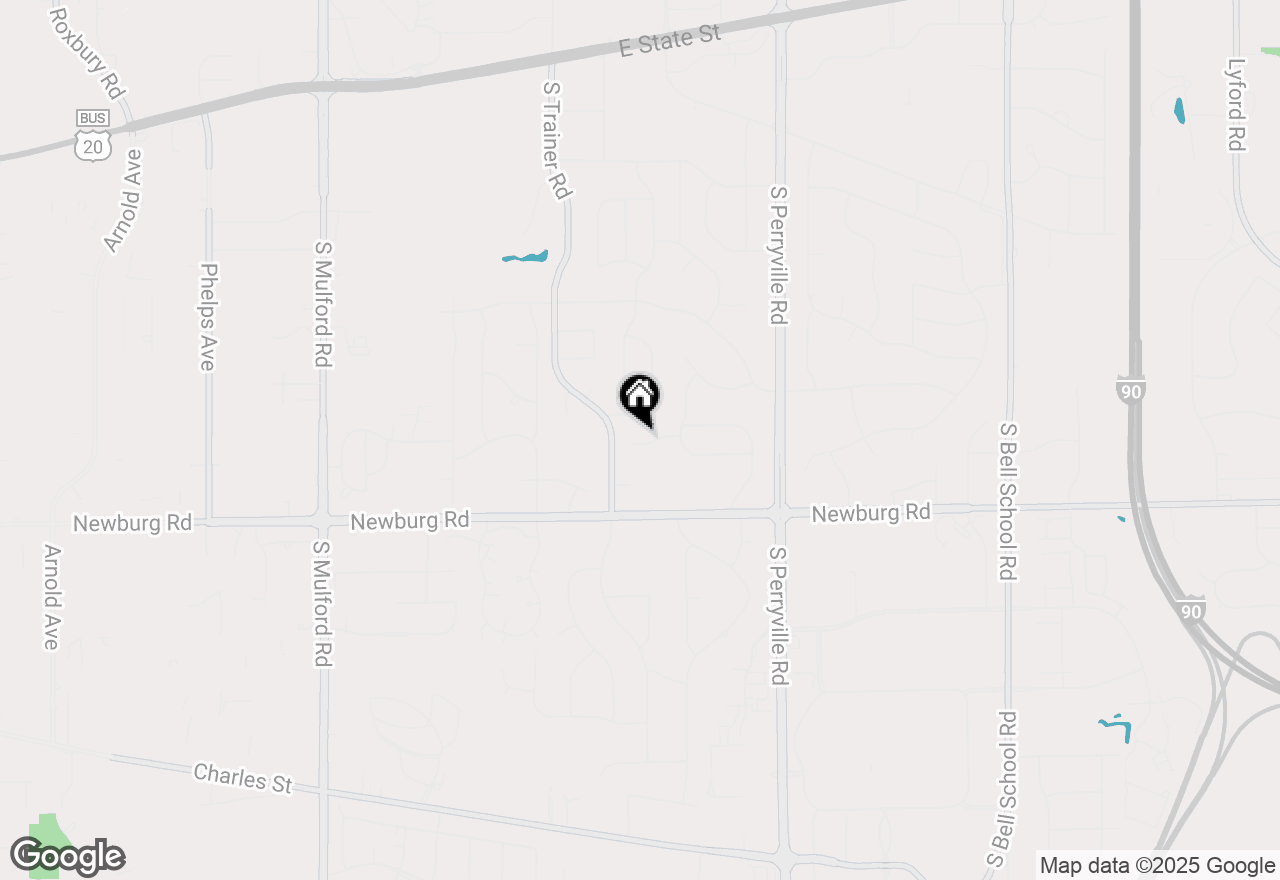 Map of 6636 Timberline Lane #2, Rockford, IL 61108