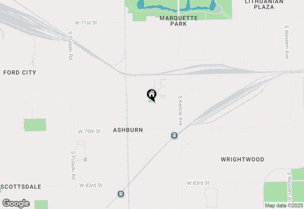 Map of 7704 S Homan Avenue, Chicago, IL 60652