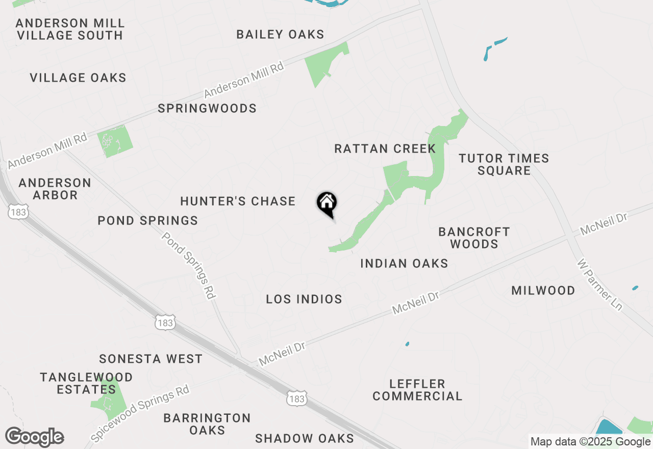 Map of 12704 Margit Dr, Austin, TX 78729