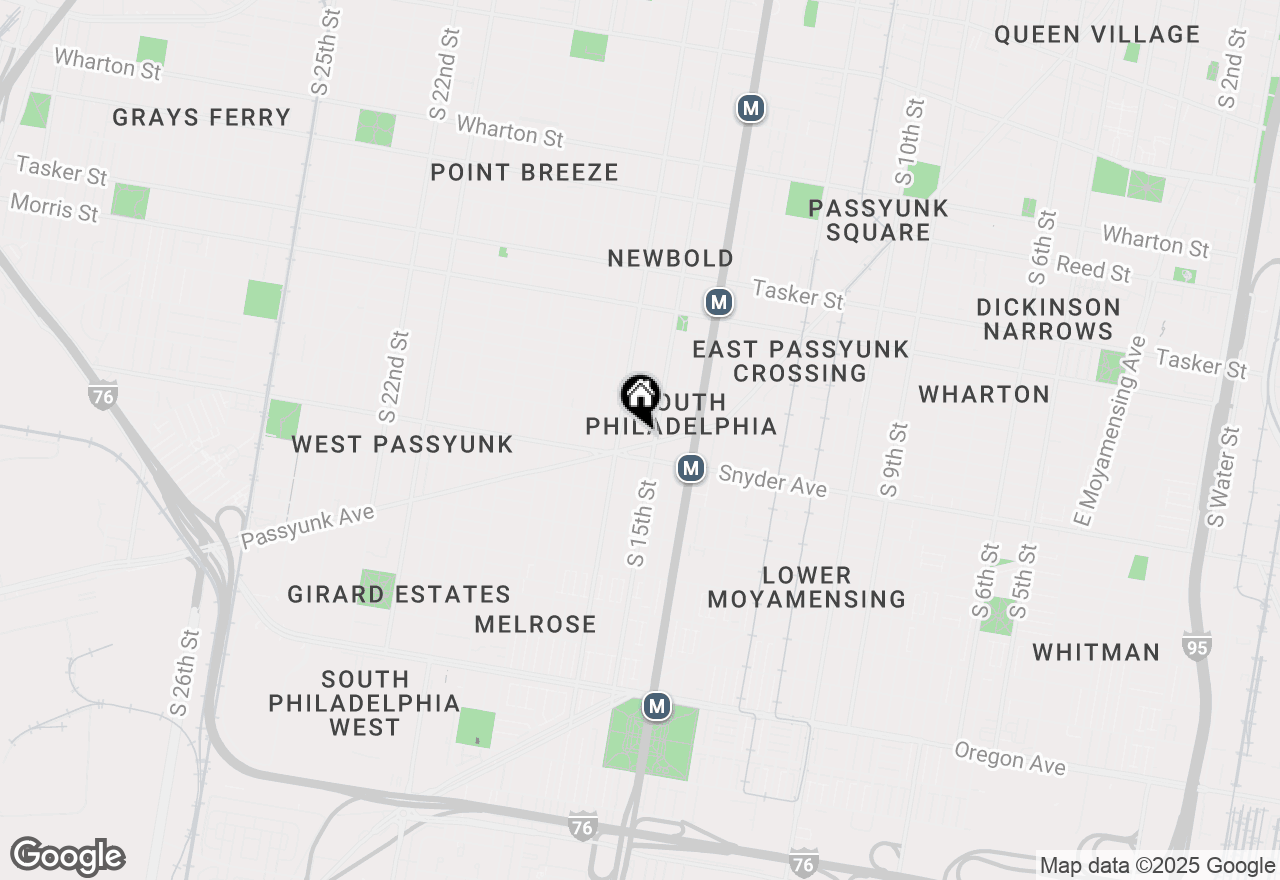 Map of 1519 W Passyunk Avenue, Philadelphia, PA 19145