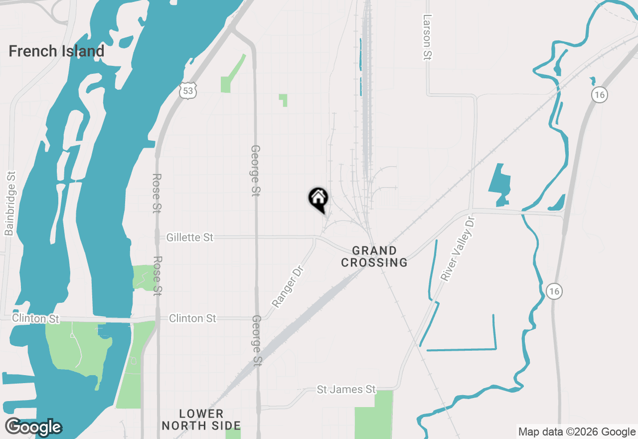 Map of 1636 Onalaska Ave, La Crosse, WI 54603