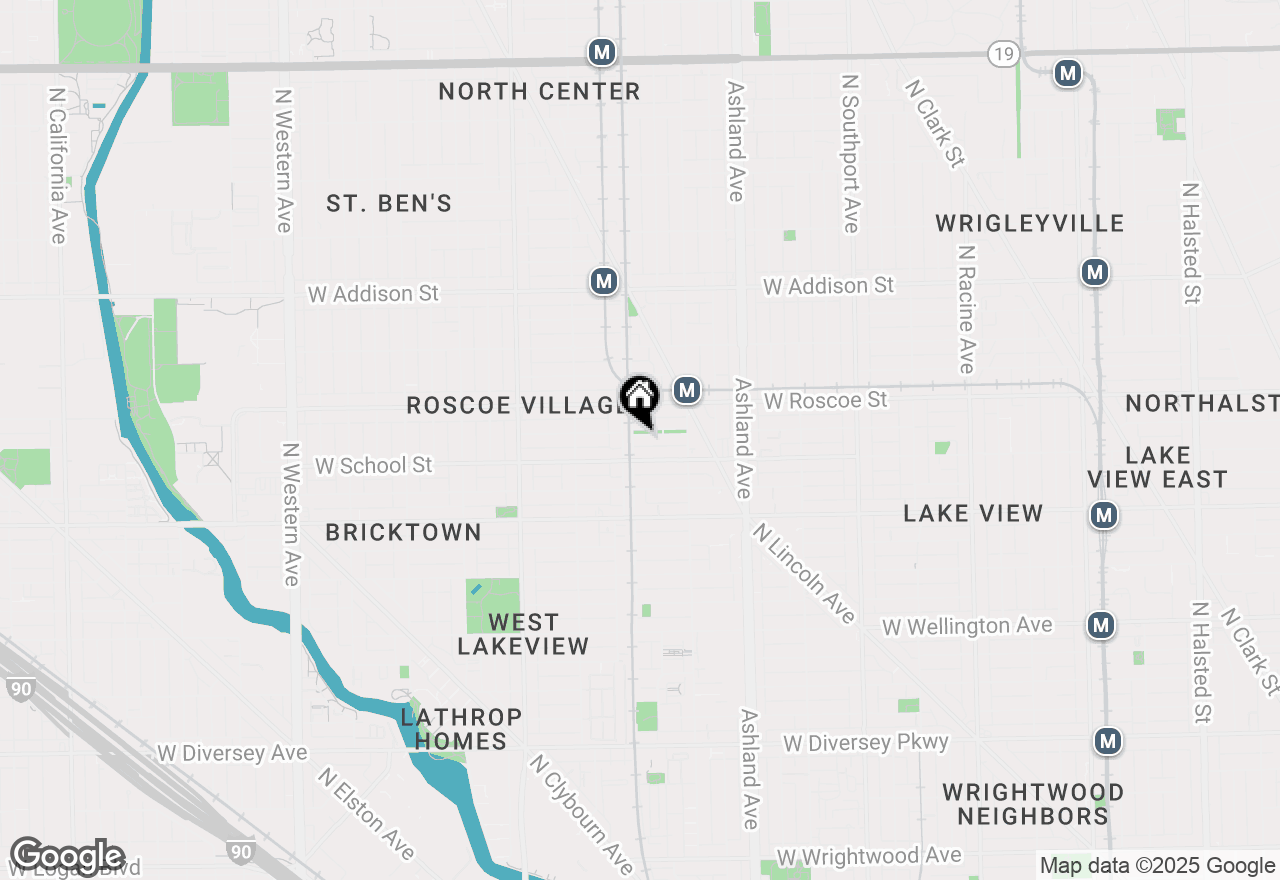 Map of 1753 W Henderson Street, Chicago, IL 60657
