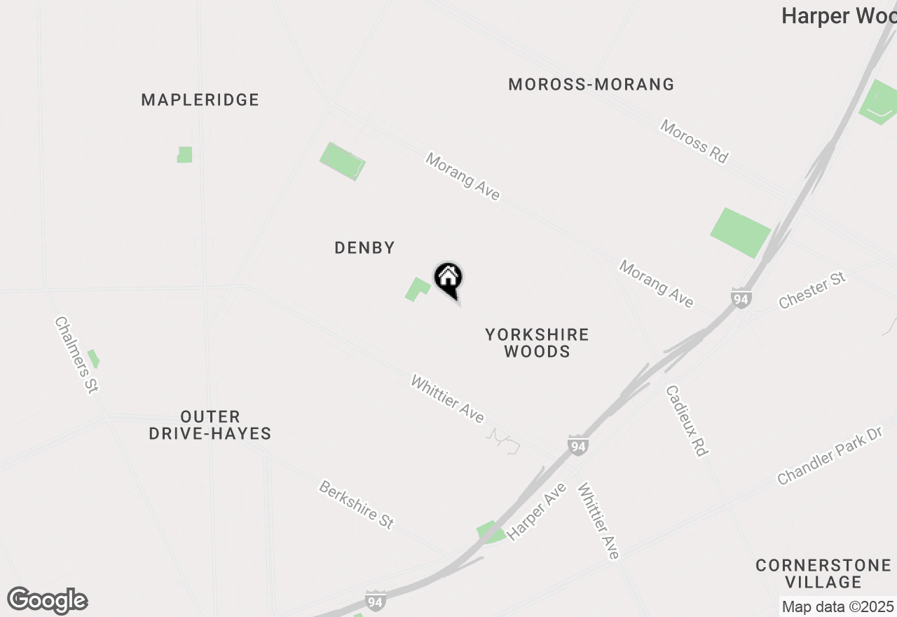 Map of 11006 Roxbury Street, Detroit, MI 48224