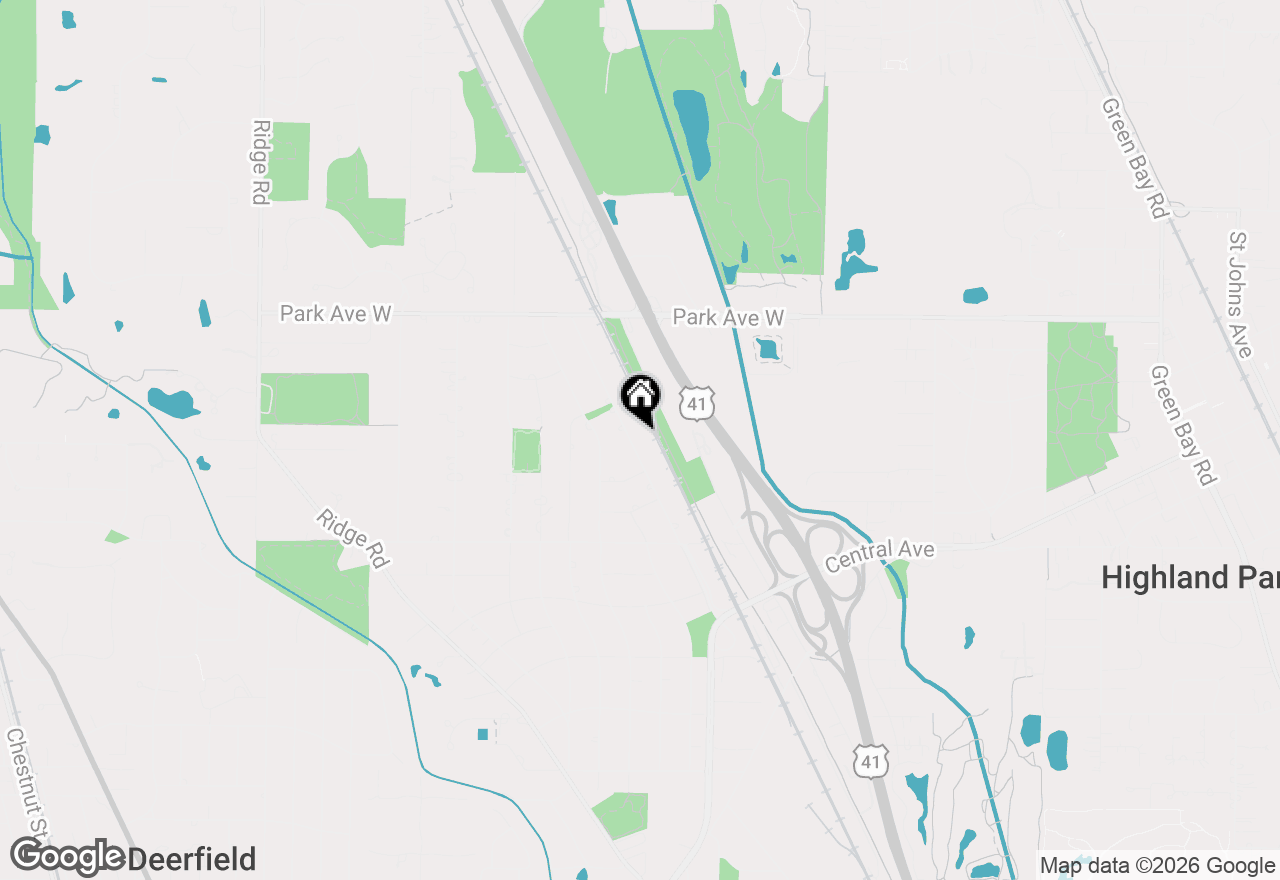 Map of 1775 Mccraren Road, Highland Park, IL 60035