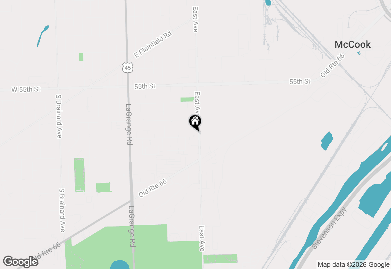 Map of 5740 East Avenue #2F, Countryside, IL 60525