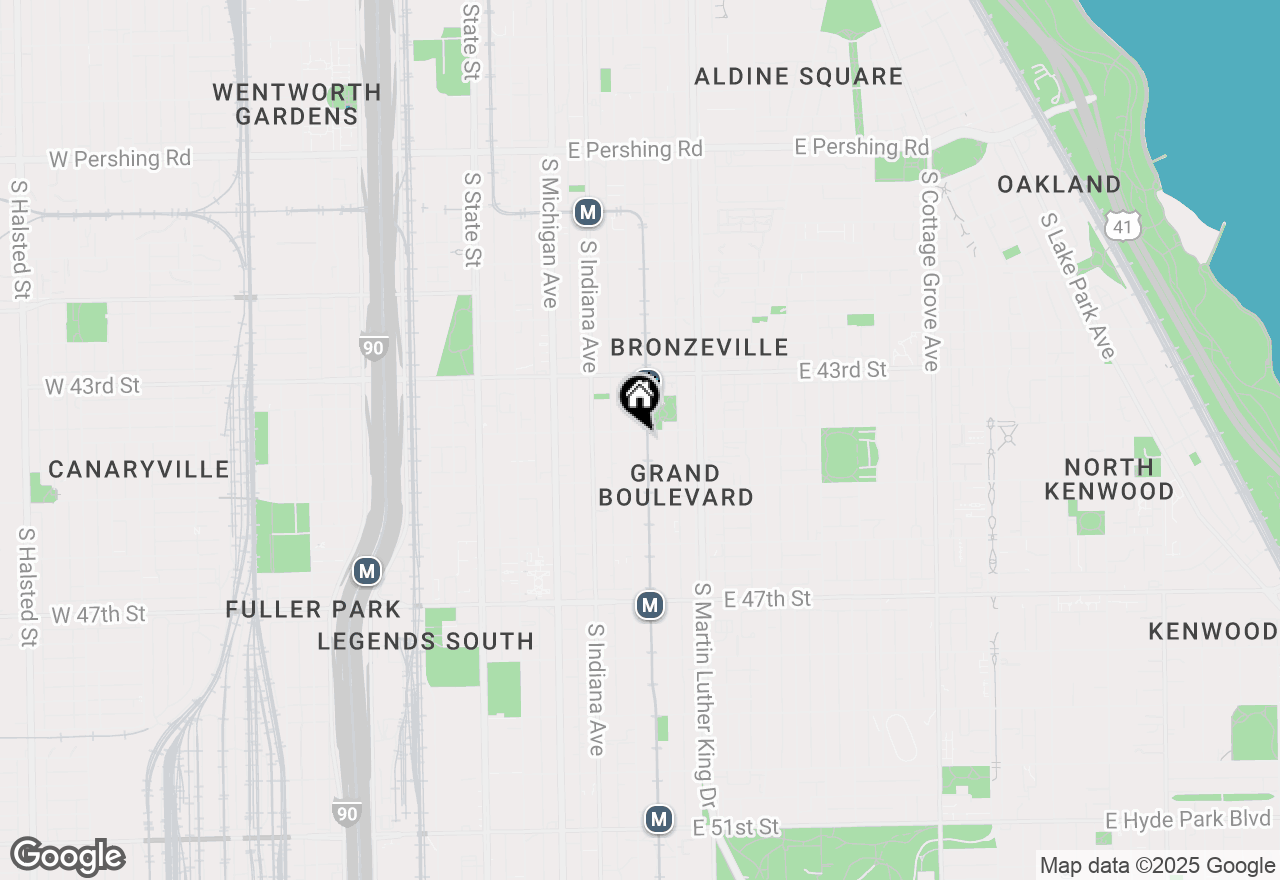 Map of 4409 S Prairie Avenue, Chicago, IL 60653