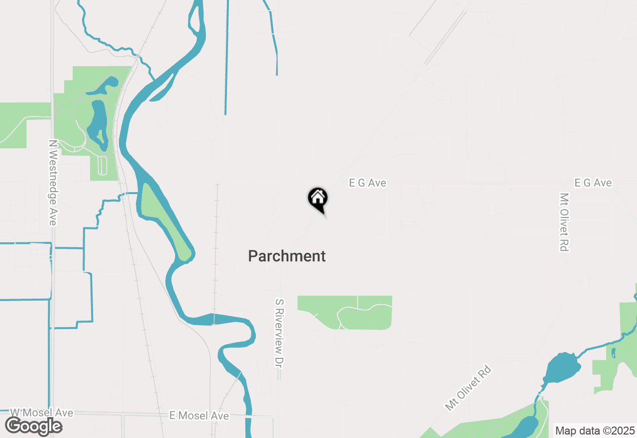 Map of 432 N Riverview Drive, Parchment, MI 49004