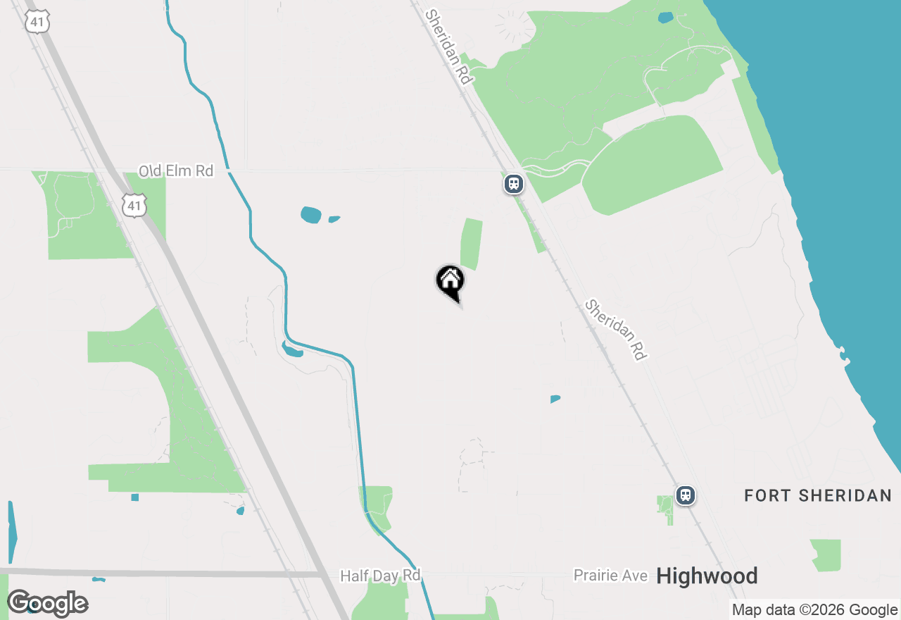 Map of 3320 Krenn Avenue, Highland Park, IL 60035