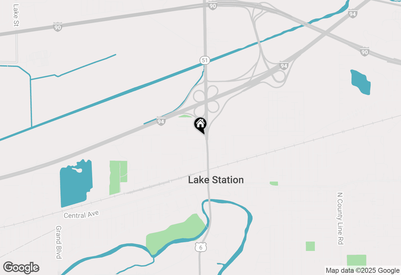 Map of 3471 E 21st Avenue, Lake Station, IN 46405
