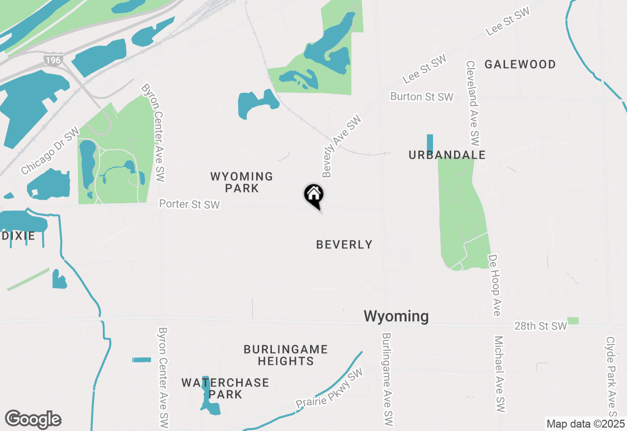 Map of 2412 Taft Avenue Sw, Wyoming, MI 49519