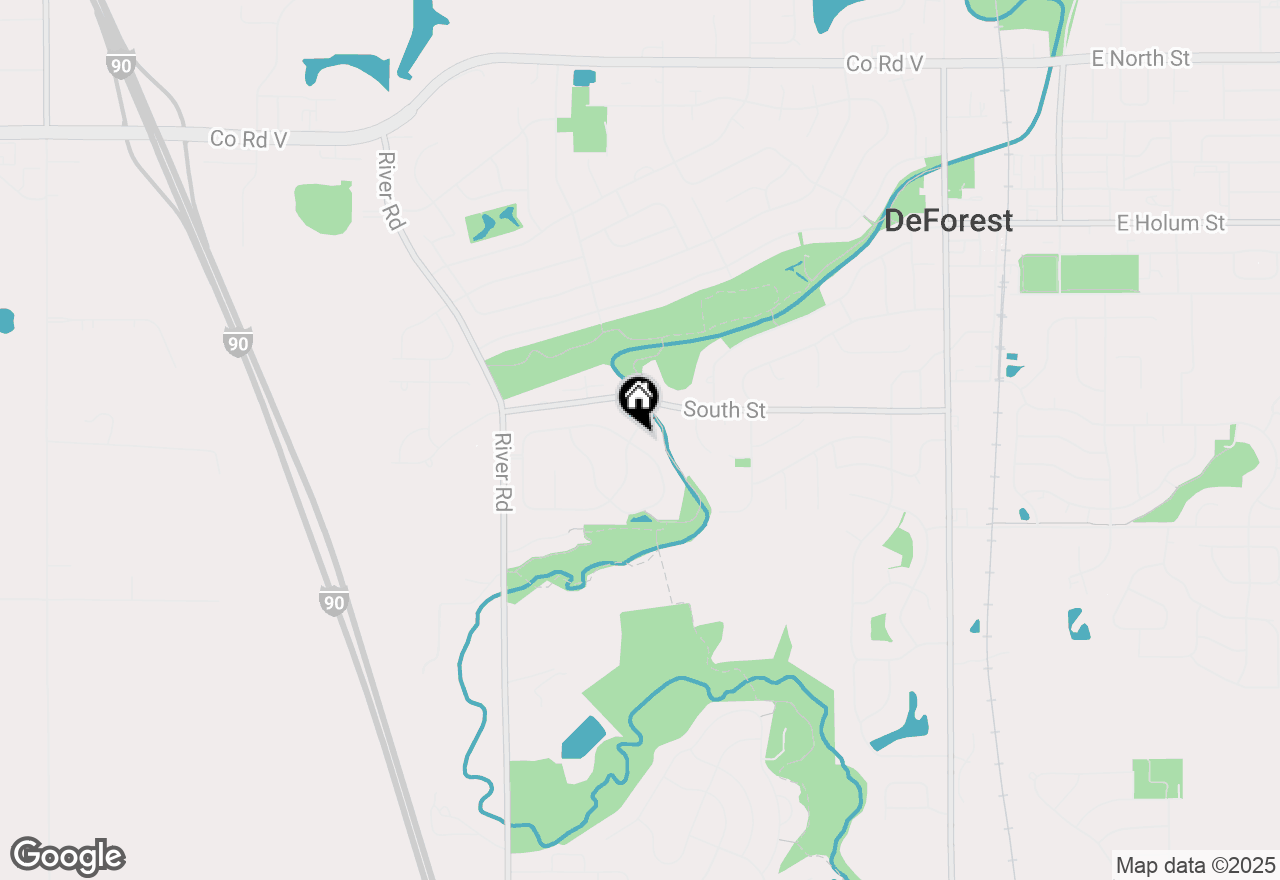 Map of 501 Riverside Drive, Deforest, WI 53532