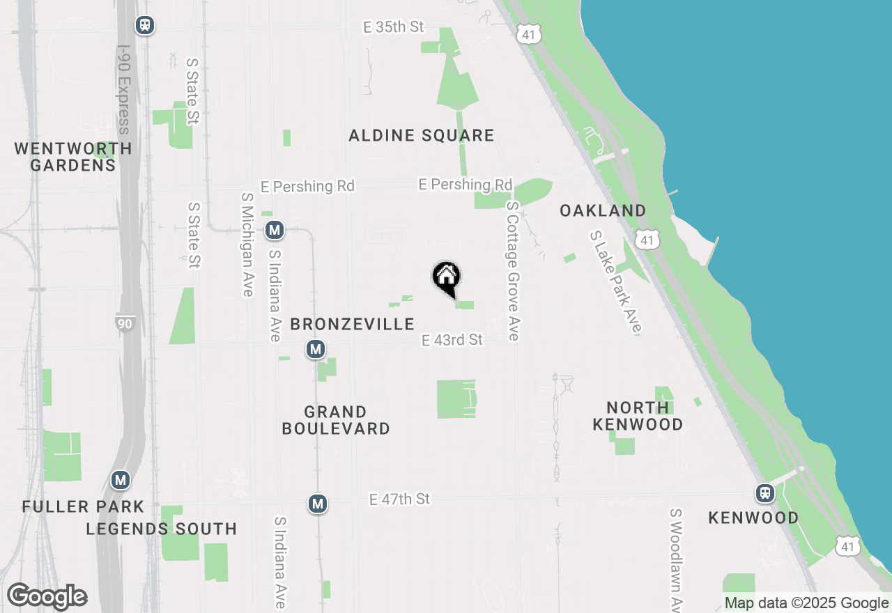 Map of 615 E 42nd Street, Chicago, IL 60653