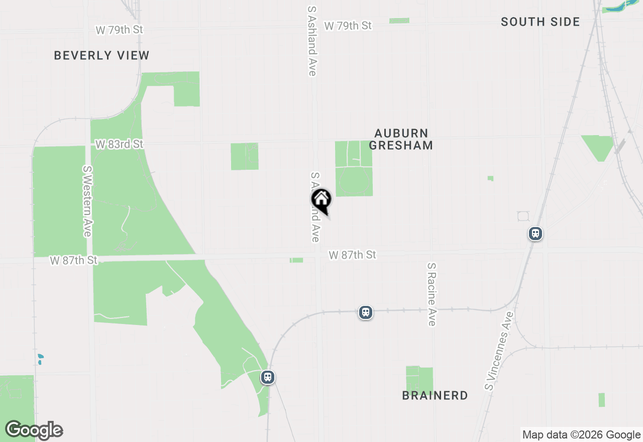 Map of (Address confidential), Chicago, Illinois 60620