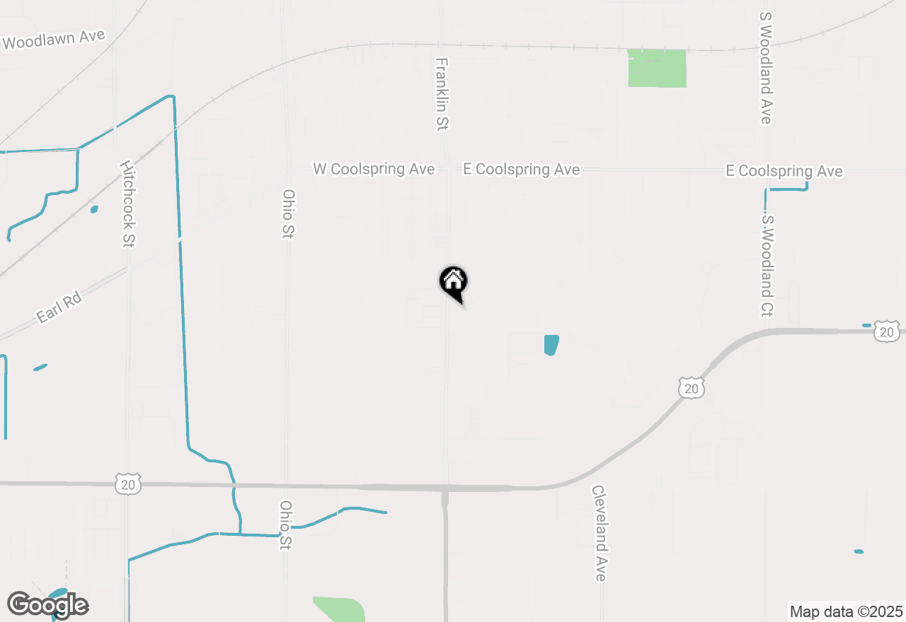 Map of 3546 Franklin Street, Michigan City, IN 46360