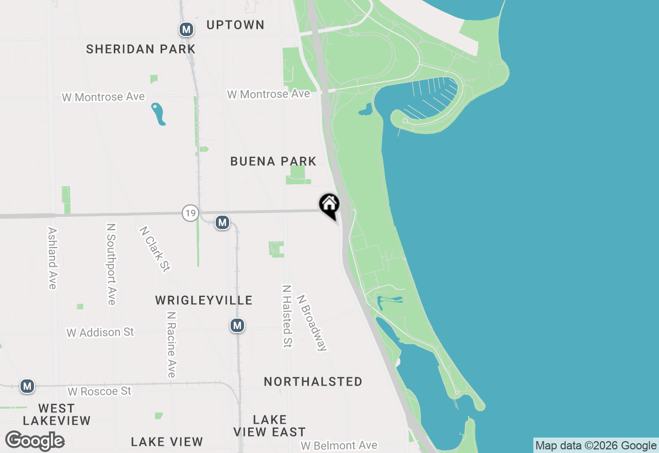 Map of 3920 N Lake Shore Drive #12N, Chicago, IL 60613