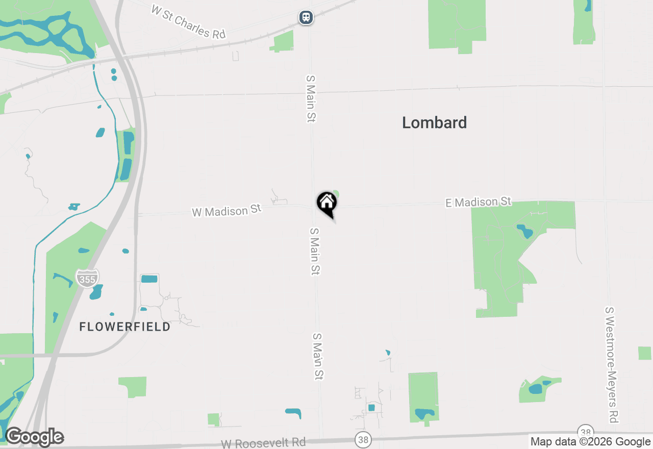 Map of 630 S Charlotte Street, Lombard, IL 60148