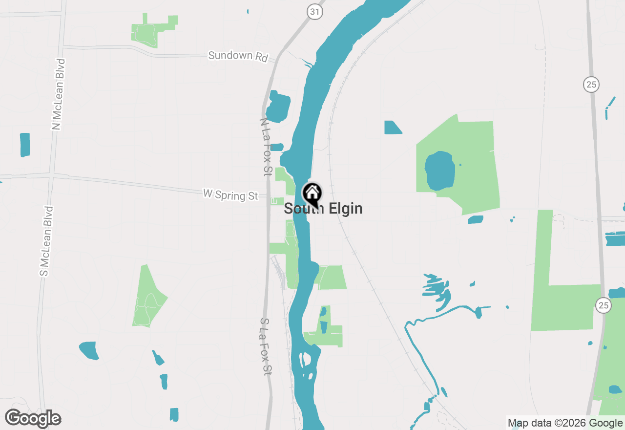 Map of 34 S River Street, South Elgin, IL 60177