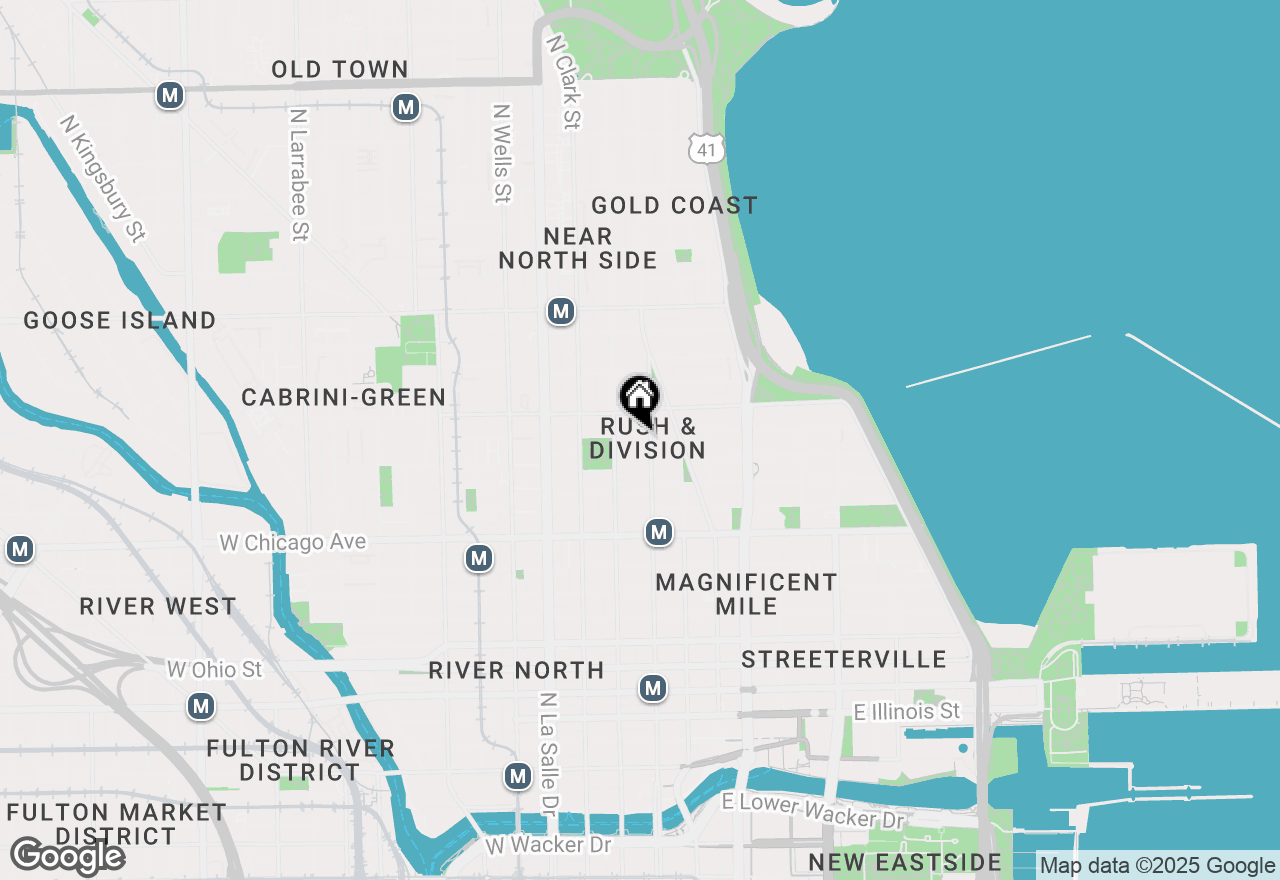 Map of 9 W Walton Street #3600, Chicago, IL 60610