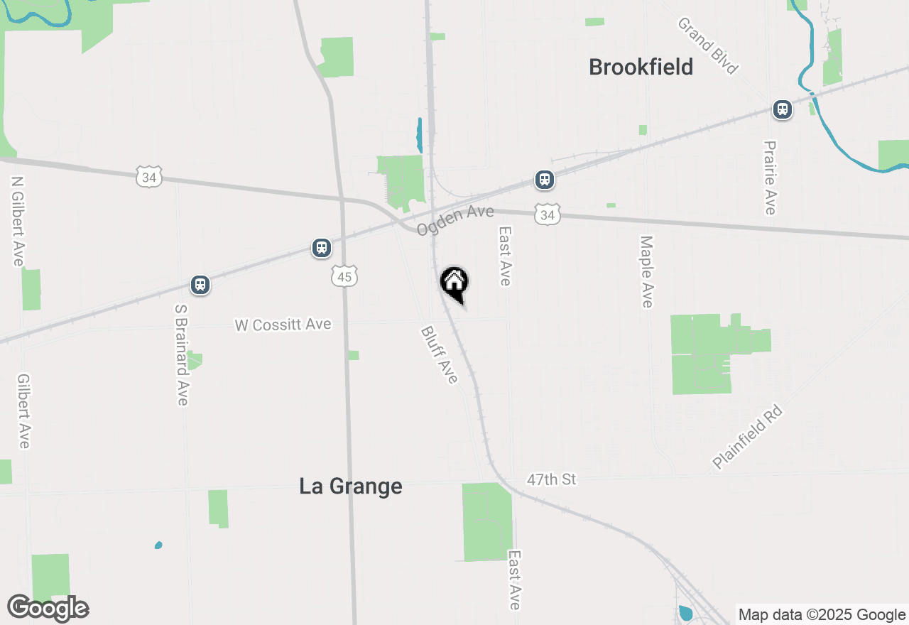Map of 511 E Cossitt Avenue, La Grange, IL 60525